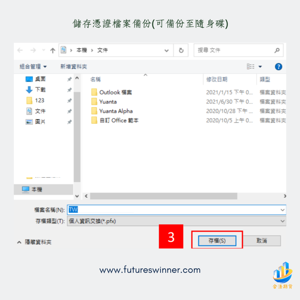 元大憑證更新步驟5-2@futureswinner.com