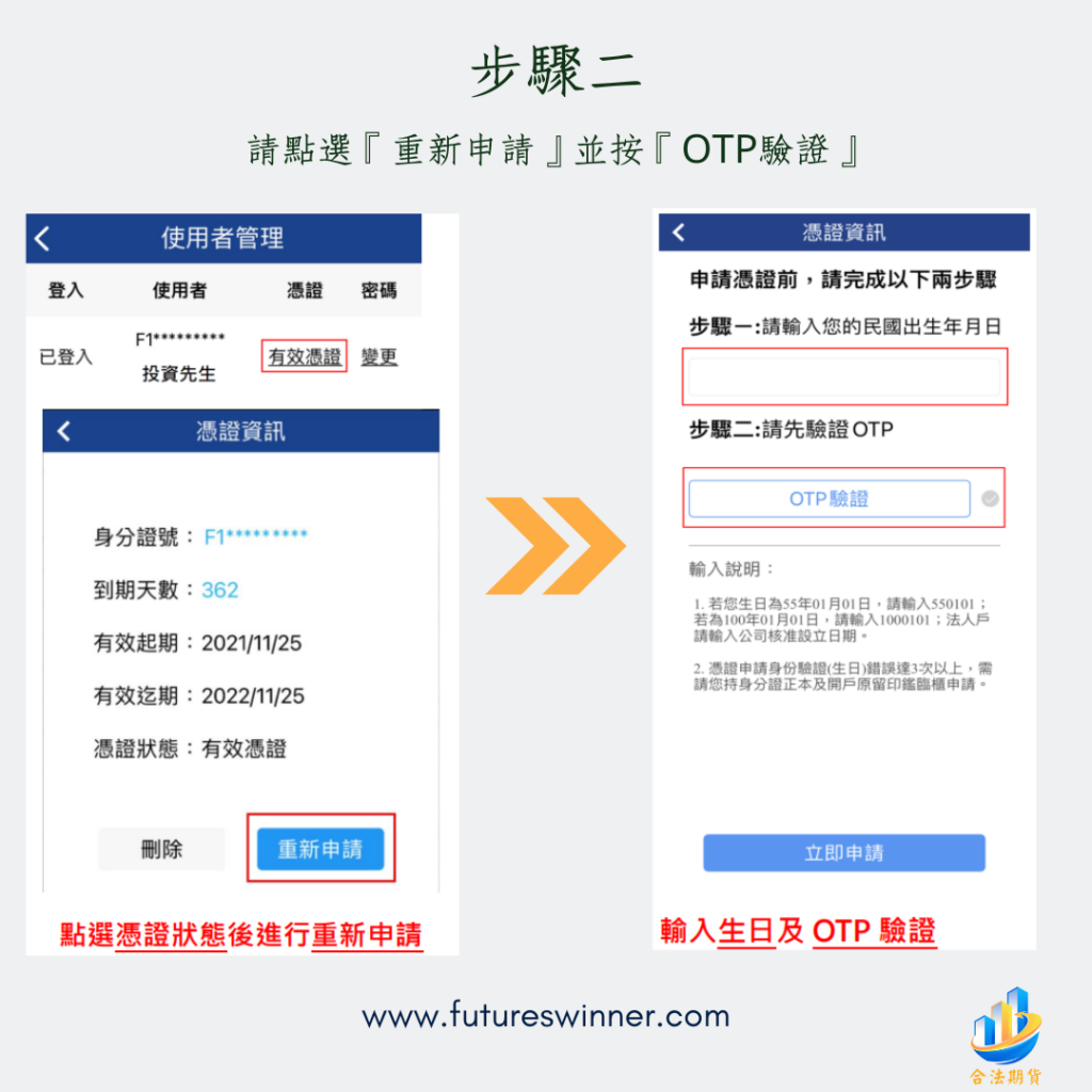 元大手機憑證申請步驟2@futureswinner.com