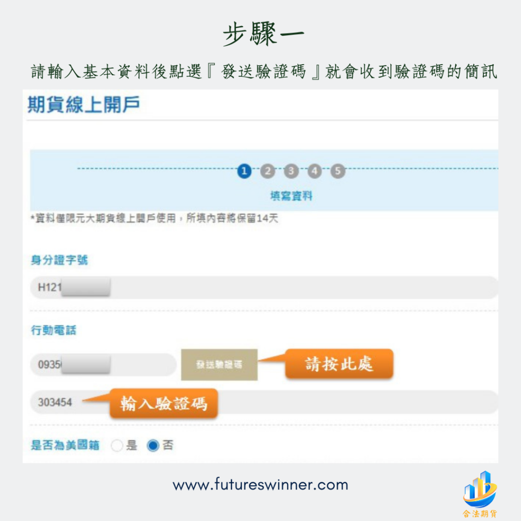 元大線上開戶步驟1-1@futureswinner