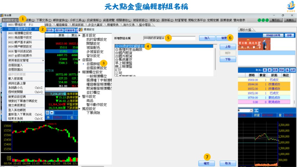 元大點金靈編輯群組名稱@futureswinner.com